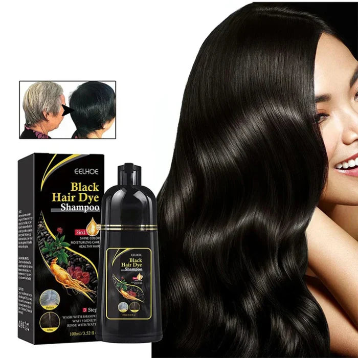 Negro Intenso De Lujo - Black Hair Dye Tinte Instantáneo